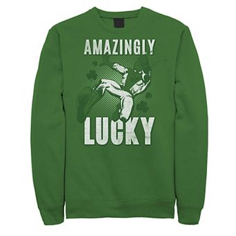 Men's Marvel St. Patty's Spider-Man Amazingly Lucky Sweatshirt