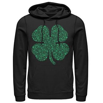 Men's Marvel Hero Symbol St. Patty's Build Up Fill Hoodie