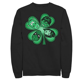 Men's Marvel Avengers Shamrock Head Shot Sweatshirt