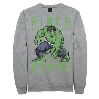 Men's Marvel St. Patty's Vintage Hulk Pinch Proof Sweatshirt
