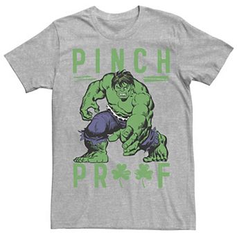 Men's Marvel St. Patty's Vintage Hulk Pinch Proof Tee