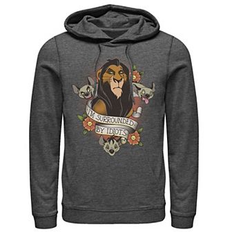 Disney's The Lion King Scar Men's Hyenas Surrounded By Idiots Tee