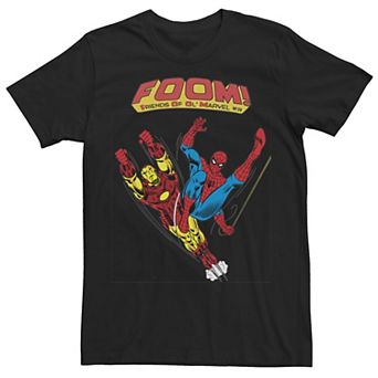 Men's Marvel FOOM Iron Man & Spider-Man Action Pose Tee