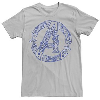 Men's Marvel Avengers Steam Punk Chest Logo Tee