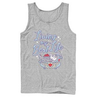 Men's Disney Pocahontas Percy Living My Best Life Bath Tank Top