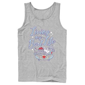 Men's Disney Pocahontas Percy Living My Best Life Bath Tank Top