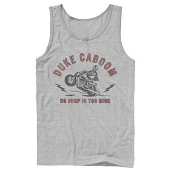 Men's Disney / Pixar Toy Story Duke Caboom No Jump Is Too High Tank Top