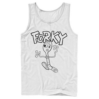 Men's Disney / Pixar Toy Story Doodle Forky Tank Top