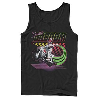 Disney / Pixar's Toy Story 4 Duke Caboom Men's Neon Colors Poster Tank Top