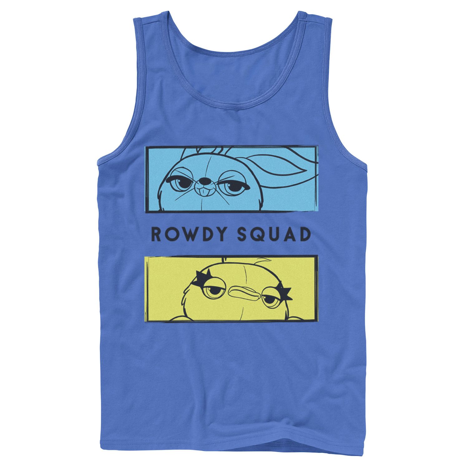 Image for Disney / Pixar Men's Toy Story 4 Ducky & Bunny Rowdy Squad Panels Tank at Kohl's.