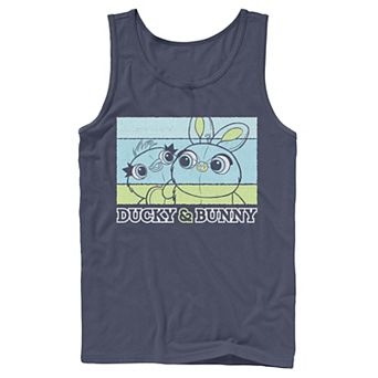Men's Disney / Pixar Toy Story 4 Ducky & Bunny Retro Tank Top