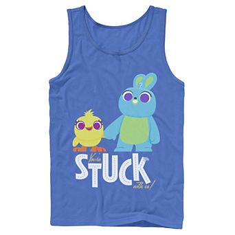 Men's Disney / Pixar Toy Story 4 Ducky & Bunny Stuck With Us Tank Top