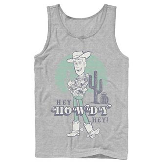 Men's Disney / Pixar Toy Story Pastel Hey Howdy Hey Woody Tank Top