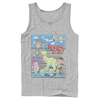 Disney / Pixar's Toy Story Men's 95 Retro Distressed Colorful Tank Top