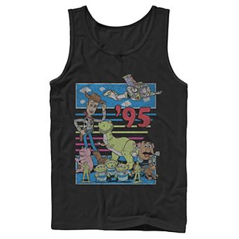 Disney / Pixar's Toy Story Men's 95 Retro Distressed Colorful Tank Top