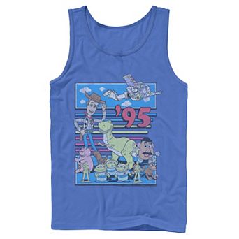 Disney / Pixar's Toy Story Men's 95 Retro Distressed Colorful Tank Top