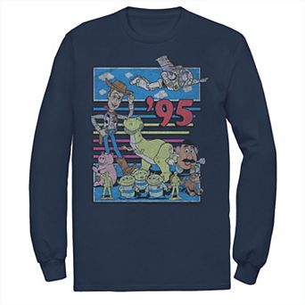 Disney / Pixar's Toy Story Men's 95 Retro Distressed Colorful Tee