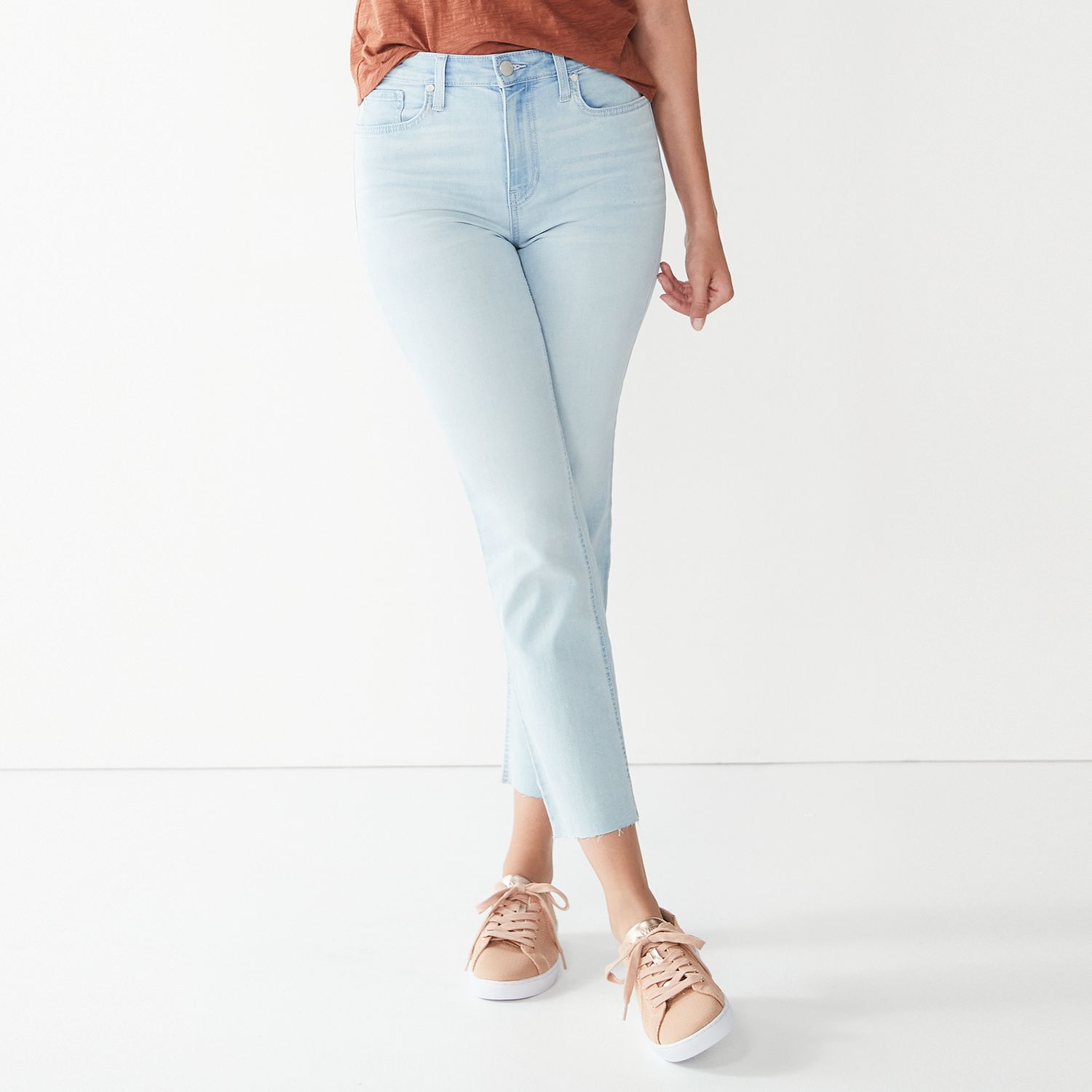 nine west straight leg jeans