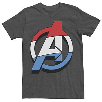 Men's Marvel Avengers Patriotic Chest Logo Tee