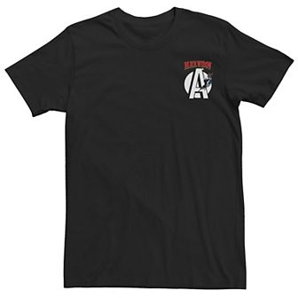 Men's Marvel Avengers Black Widow Pocket Logo Tee