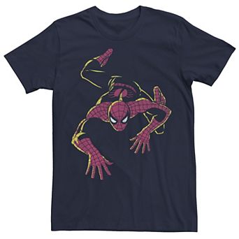 Men's Marvel Spider-Man Crawl Dark Portrait Tee