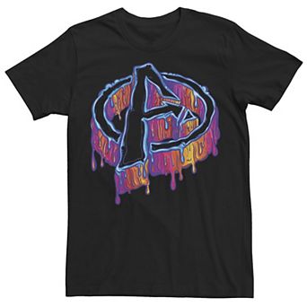 Men's Marvel Avengers Dripping Paint Logo Tee