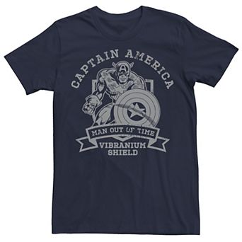 Men's Marvel Captain America Man Out Of Time Portrait Tee