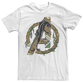 Men's Marvel Avengers Wooden Chest Logo Tee