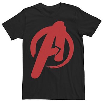 Men's Marvel Avengers Marker Chest Logo Tee