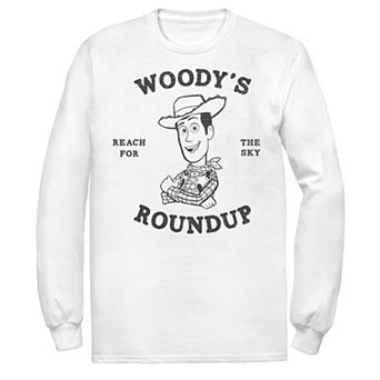 Men's Disney/Pixar Toy Story Woody's Roundup Outline Sketch Tee