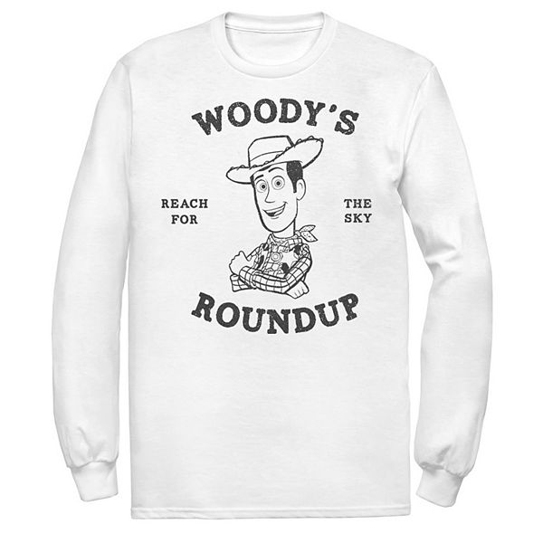 Men's Disney/Pixar Toy Story Woody's Roundup Outline Sketch Tee