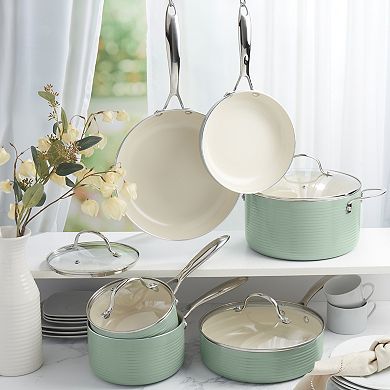 Food Network™ Farmstead 10-pc. Aluminum Cookware Set