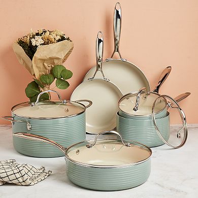 Food Network™ Farmstead 10-pc. Aluminum Cookware Set