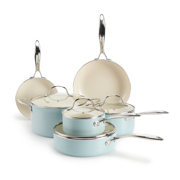 Rachael Ray 3 Qt Nonstick Porcelain Enamel Covered Steamer Set