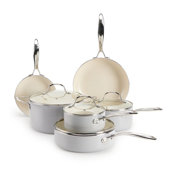 Cook N Home Pots And Pans Set Nonstick, 10 Piece Ceramic Cookware Sets, set  - Jay C Food Stores