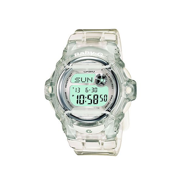 vlam combinatie Zachte voeten Casio Baby-G Clear Resin Digital Chronograph Watch - BG169R-7BM