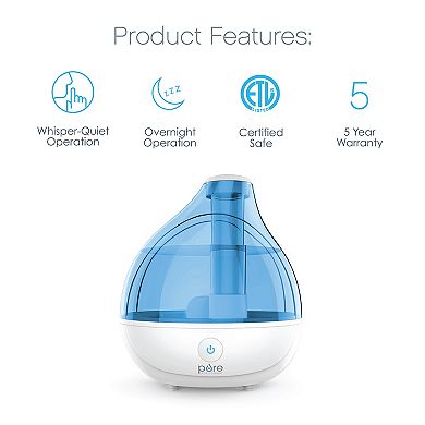 Pure Enrichment MistAire Ultrasonic Cool Mist Humidifier