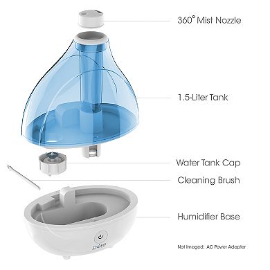 Pure Enrichment MistAire Ultrasonic Cool Mist Humidifier