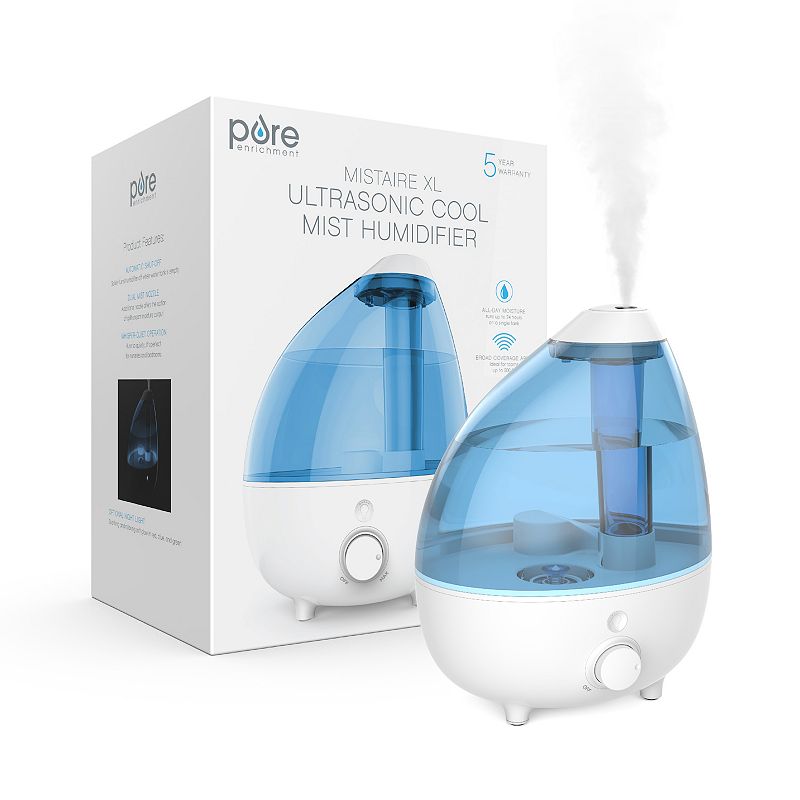 Pure Enrichment Extra-Large Ultrasonic Cool Mist Humidifier with Optional N
