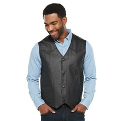 Men's Leather Vests