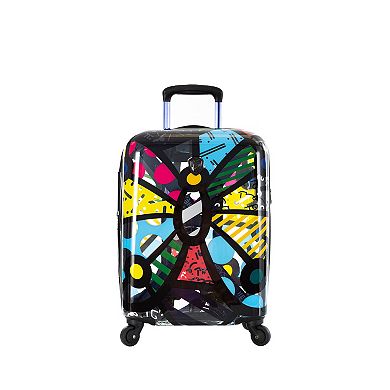 Heys Britto Butterfly Transparent Hardside Spinner Luggage