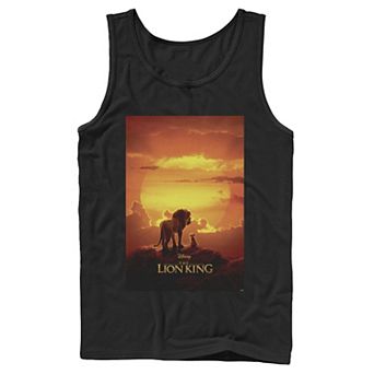 Disney's The Lion King Pride Rock Live Action Movie Poster Men's Tank Top