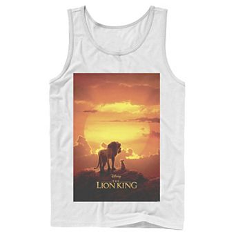 Disney's The Lion King Pride Rock Live Action Movie Poster Men's Tank Top