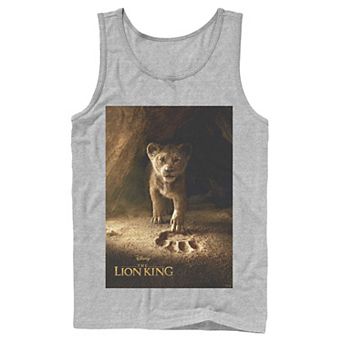 Disney's The Lion King Simba Paw Men's Live Action Movie Poster Tank Top