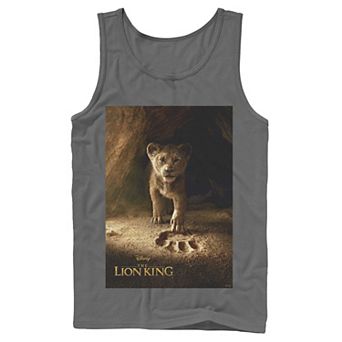Disney's The Lion King Simba Paw Men's Live Action Movie Poster Tank Top