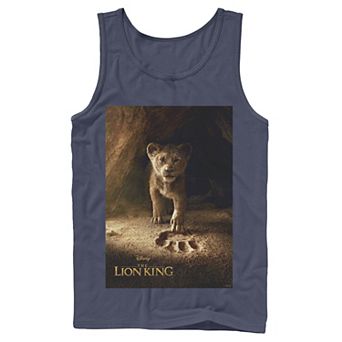 Disney's The Lion King Simba Paw Men's Live Action Movie Poster Tank Top