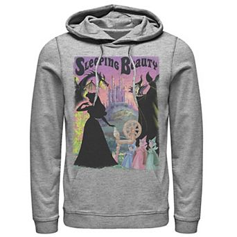 Disney's Sleeping Beauty Aurora Maleficent Men's Poster Hoodie