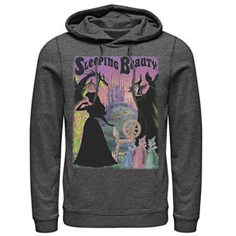 Disney's Sleeping Beauty Aurora Maleficent Men's Poster Hoodie