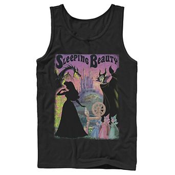 Disney's Sleeping Beauty Aurora Maleficent Men's Poster Tank Top