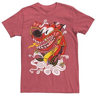 Disney's Mulan Mushu Artsy Portrait Men's Tee